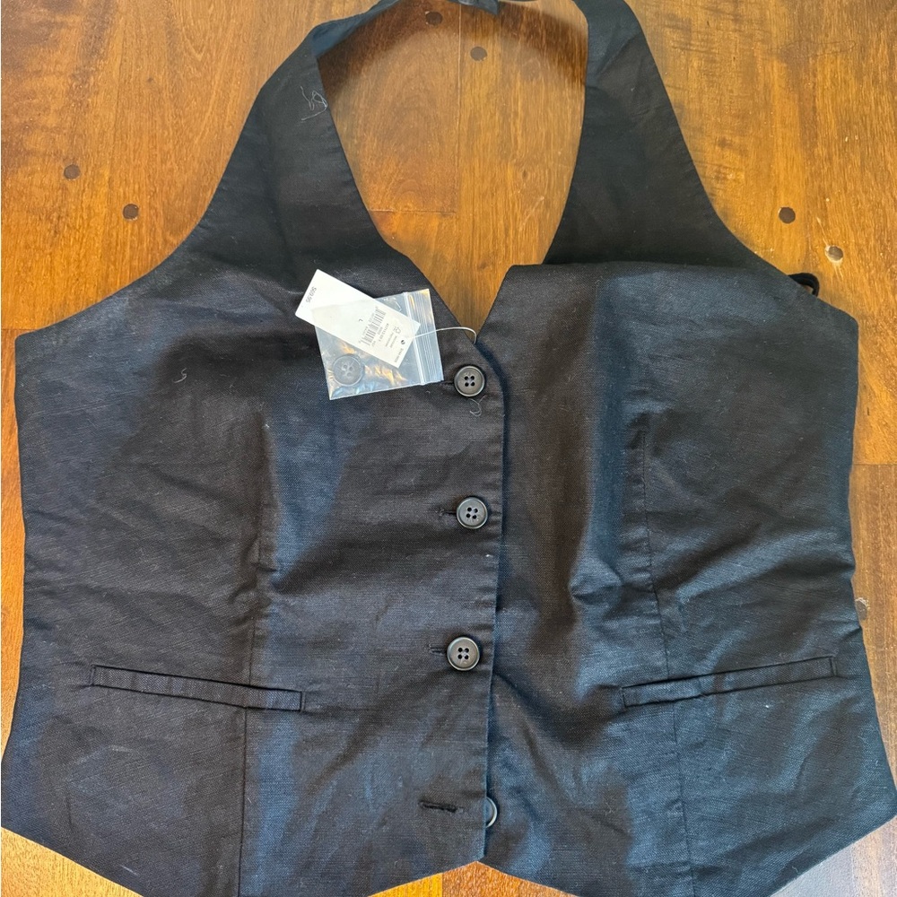 GAP Midnight Black Halter Tank Top